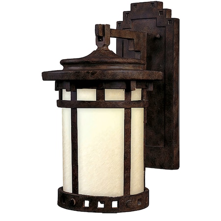 Maxim Lighting Santa Barbara Dark Sky 1-Light 7" Wide Sienna Outdoor Wall Sconce 3143MOSE